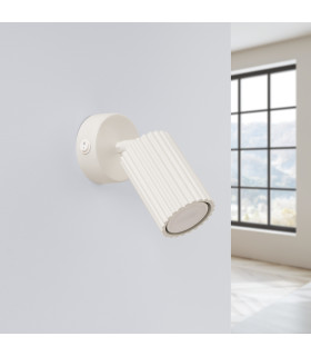 Karbon Minimalist Single Wall Spotlight Beige with Switch-2