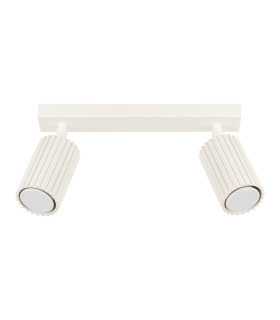 Karbon Minimalist Twin Ceiling Lamp 2 Beige-1