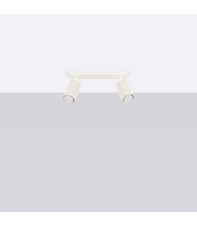 Karbon Minimalist Twin Ceiling Lamp 2 Beige-2