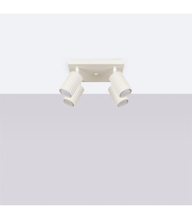 Karbon Minimalist Ceiling Spotlight Cluster 4 Light Beige-2