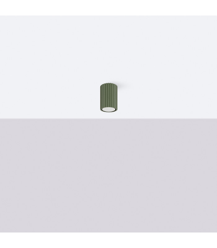 Karbon Minimalist Surface Mounted Ceiling Lamp 10 Olive Green-2