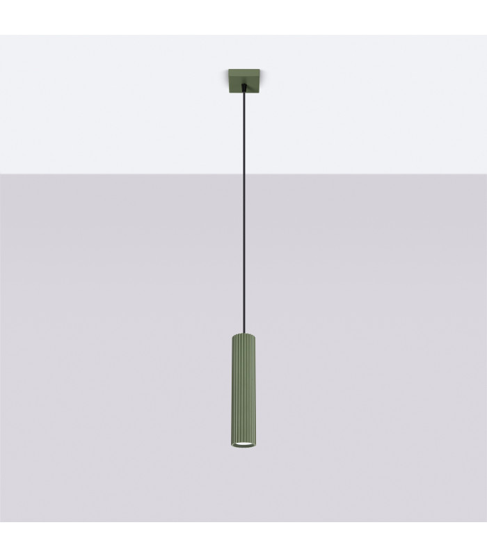 Karbon Minimalist Pendant Lamp Olive Green-2
