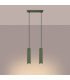 Karbon Minimalist Bar Pendant 2 Light Olive Green-3