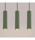 Karbon Minimalist Bar Pendant 3 Light Olive Green-5