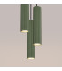 Karbon Minimalist Cluster Drop Pendant Lamp 3 Light Olive Green-5