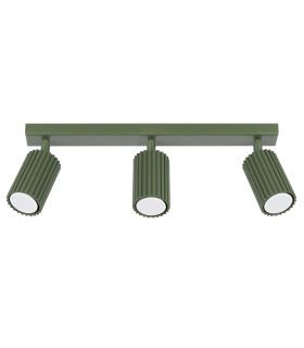 Karbon Minimalist Spotlight Bar 3 Light Olive Green-1