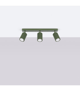 Karbon Minimalist Spotlight Bar 3 Light Olive Green-2