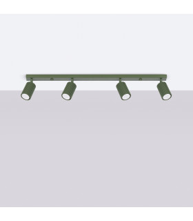 Karbon Minimalist Spotlight Bar 4 Light Olive Green-2