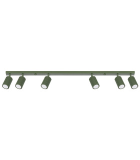Karbon Minimalist Spotlight Bar 6 Light Olive Green-1