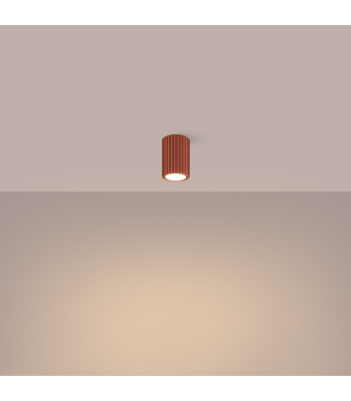 Karbon Minimalist Surface Mounted Ceiling Lamp 10 Red Ochre-3