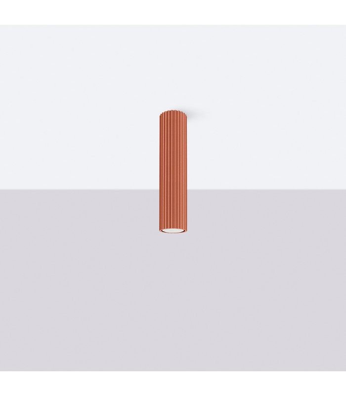 Karbon Minimalist Surface Mounted Ceiling Lamp 30 Red Ochre-2
