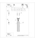 Karbon Minimalist Surface Mounted Ceiling Lamp 30 Red Ochre-9