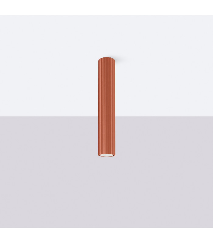 Karbon Minimalist Surface Mounted Ceiling Lamp 40 Red Ochre-2