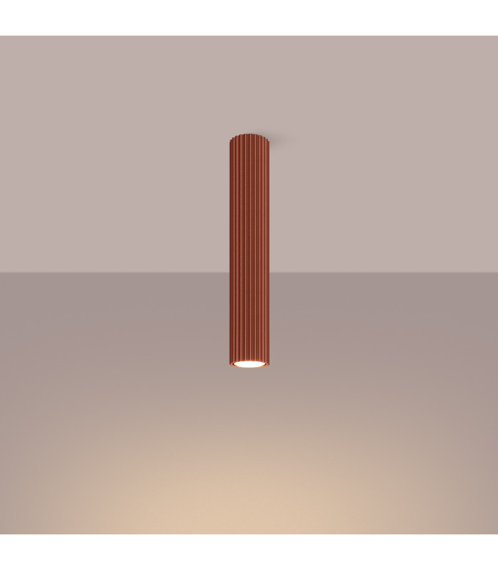 Karbon Minimalist Surface Mounted Ceiling Lamp 40 Red Ochre-3