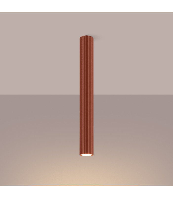 Karbon Minimalist Surface Mounted Ceiling Lamp 60 Red Ochre-3