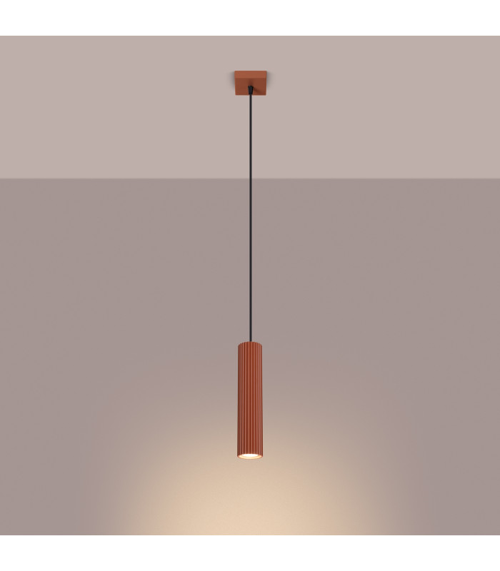 Karbon Minimalist Pendant Lamp Red Ochre-3