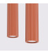 Karbon Minimalist Bar Pendant 2 Light Red Ochre-4