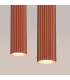 Karbon Minimalist Bar Pendant 2 Light Red Ochre-5