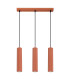 Karbon Minimalist Bar Pendant 3 Light Red Ochre-1