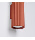 Karbon Minimalist Up Down Wall Lamp 30cm Red Ochre-4