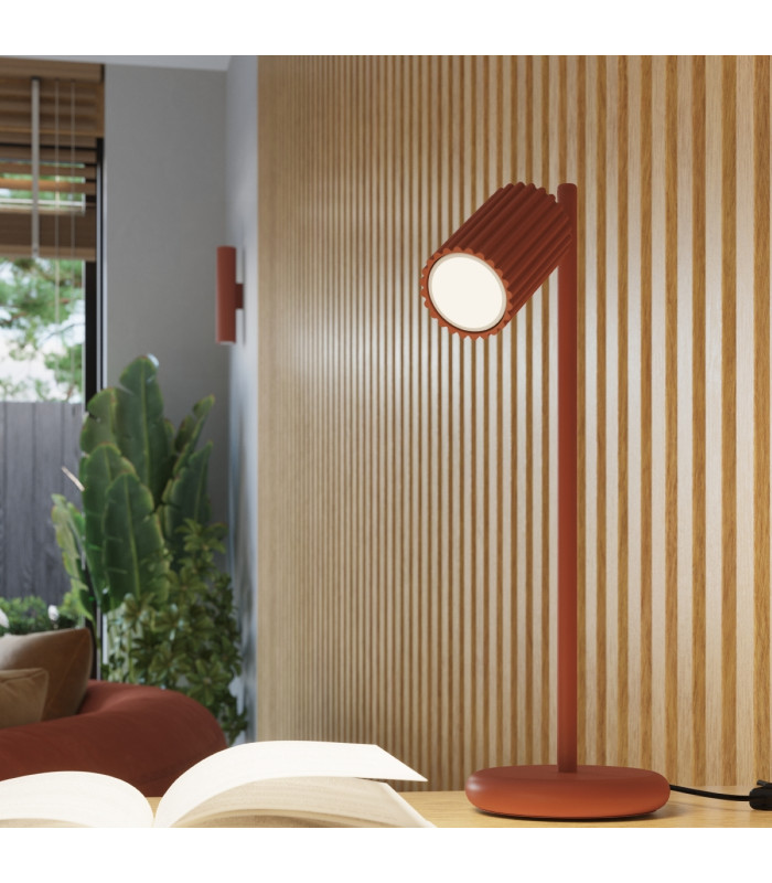 Karbon Minimalist Up Down Wall Lamp 30cm Red Ochre-11