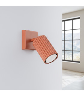 Karbon Minimalist Single Wall Spotlight Red Ochre-2