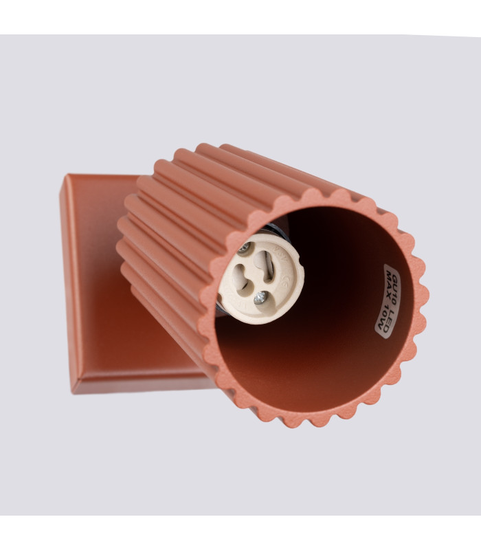 Karbon Minimalist Single Wall Spotlight Red Ochre-4