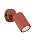 Karbon Minimalist Single Wall Spotlight Red Ochre with Switch-1