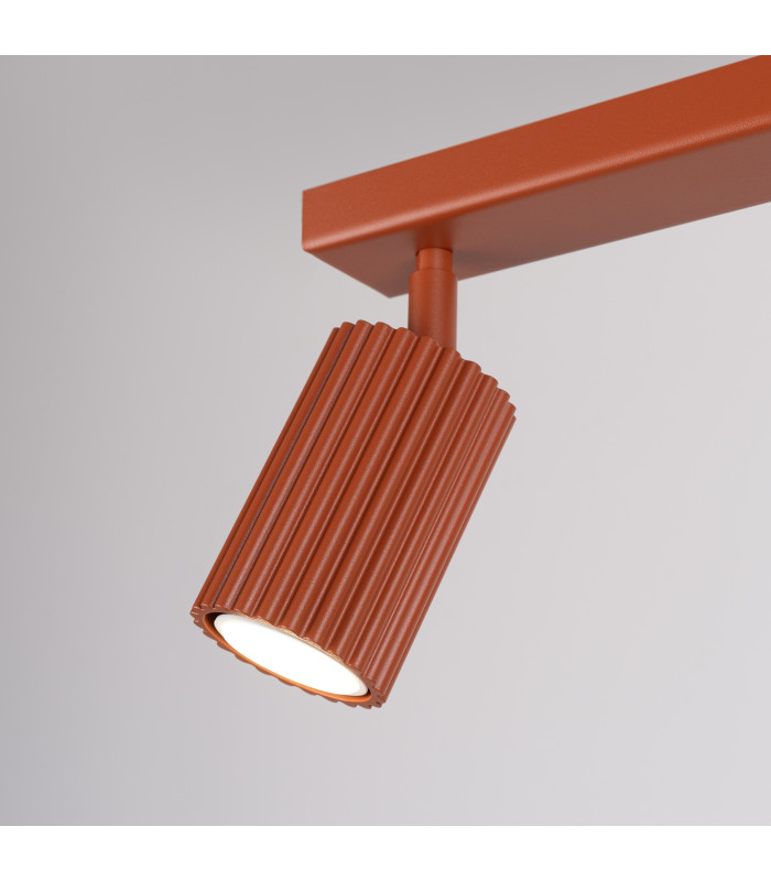 Karbon Minimalist Twin Ceiling Lamp 2 Red Ochre-6