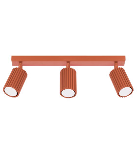 Karbon Minimalist Spotlight Bar 3 Light Red Ochre-1
