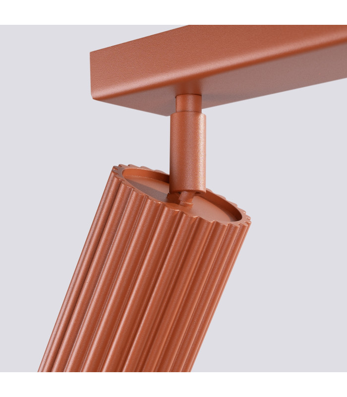 Karbon Minimalist Spotlight Bar 3 Light Red Ochre-8