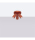 Karbon Minimalist Ceiling Spotlight Cluster 3 Light Red Ochre-2