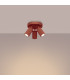 Karbon Minimalist Ceiling Spotlight Cluster 3 Light Red Ochre-3