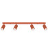 Karbon Minimalist Spotlight Bar 4 Light Red Ochre-1