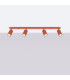 Karbon Minimalist Spotlight Bar 4 Light Red Ochre-2