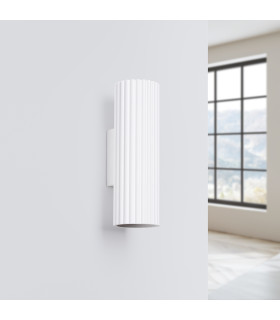Karbon Minimalist Up Down Wall Lamp 20cm White-2