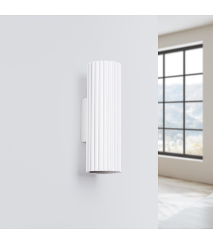 Karbon Minimalist Up Down Wall Lamp 20cm White-2