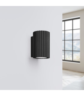 Karbon Minimalist Wall Down Lamp 10cm Black-2