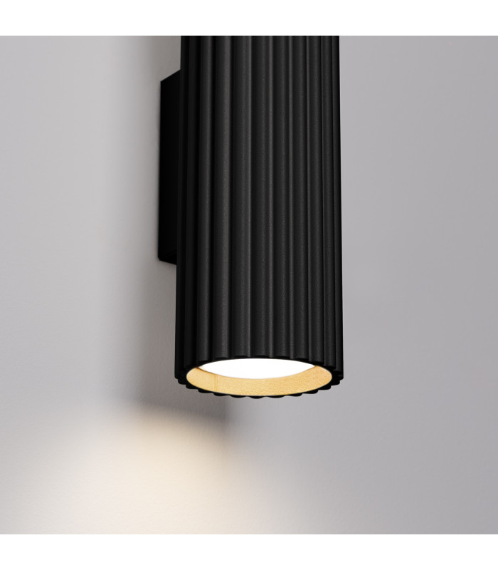 Karbon Minimalist Up Down Wall Lamp 20cm Black-5
