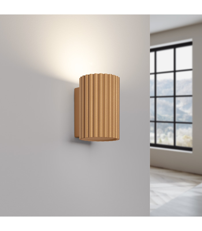 Karbon Minimalist Wall Down Lamp 10cm Gold-4