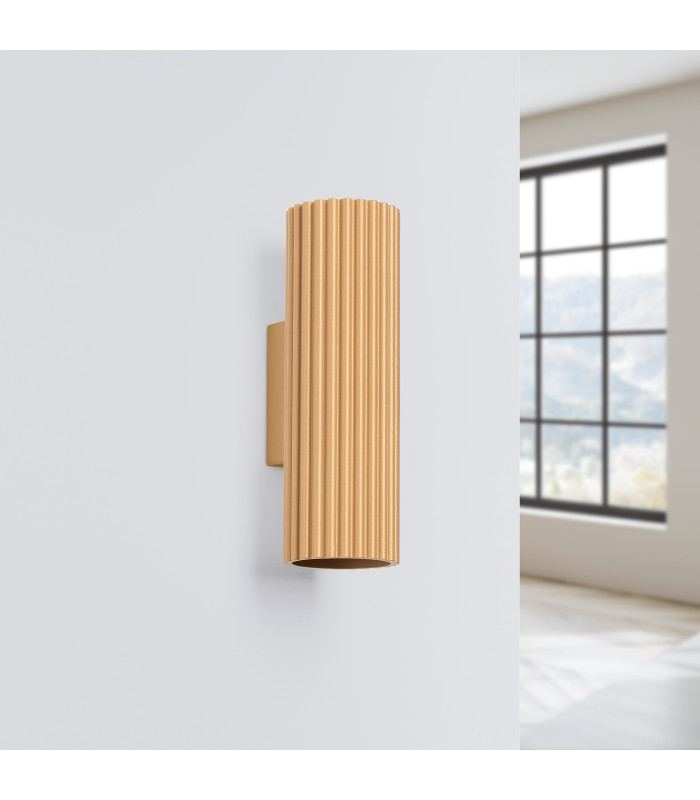 Karbon Minimalist Up Down Wall Lamp 20cm Gold-2