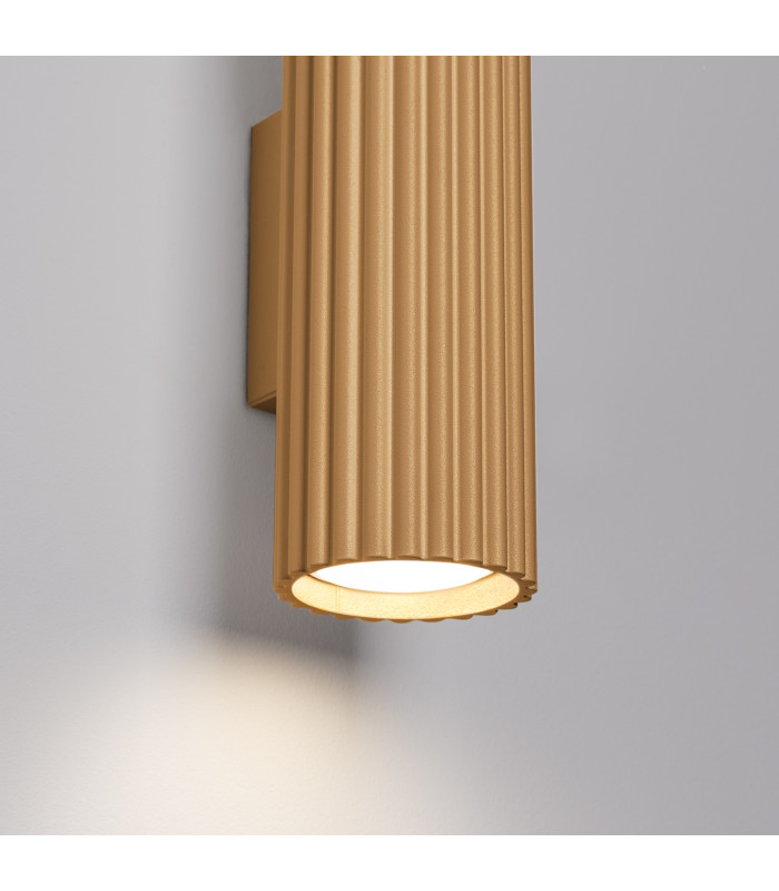 Karbon Minimalist Up Down Wall Lamp 20cm Gold-5