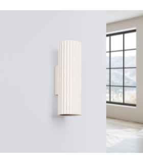 Karbon Minimalist Up Down Wall Lamp 20cm Beige-2