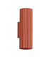 Karbon Minimalist Up Down Wall Lamp 20cm Red Ochre-1