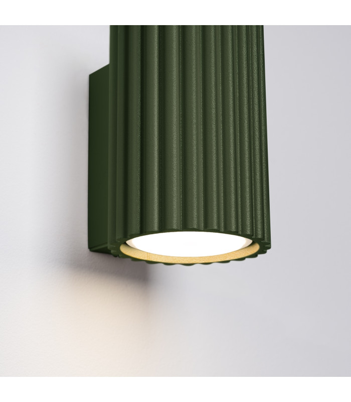 Karbon Minimalist Wall Down Lamp 10cm Olive Green-5