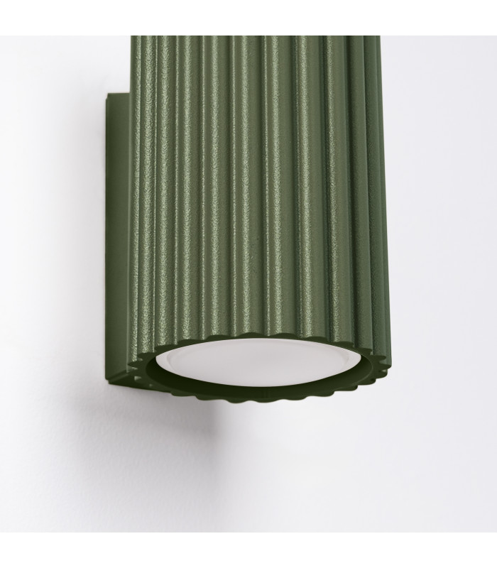 Karbon Minimalist Wall Down Lamp 10cm Olive Green-6