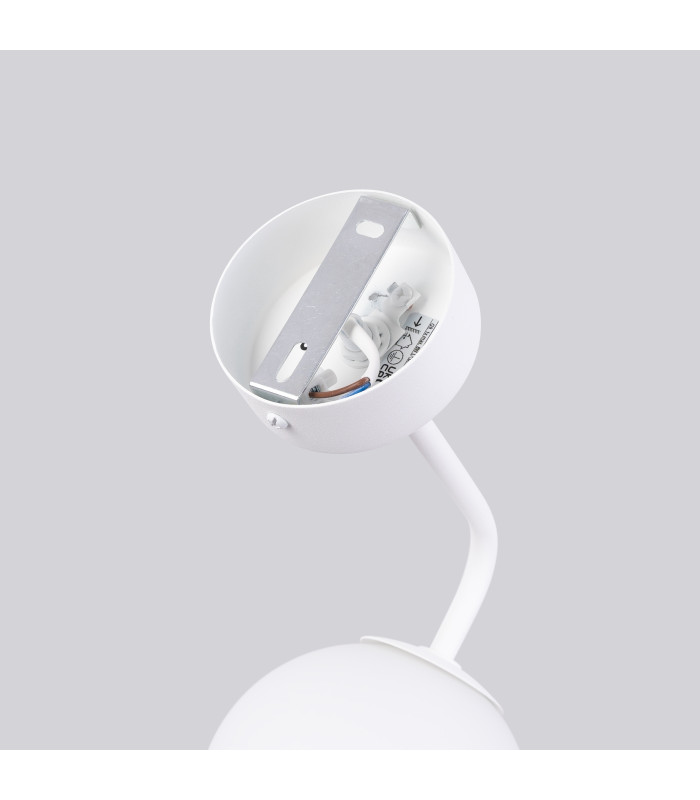 Astral Minimalist Globe Wall Lamp White-7