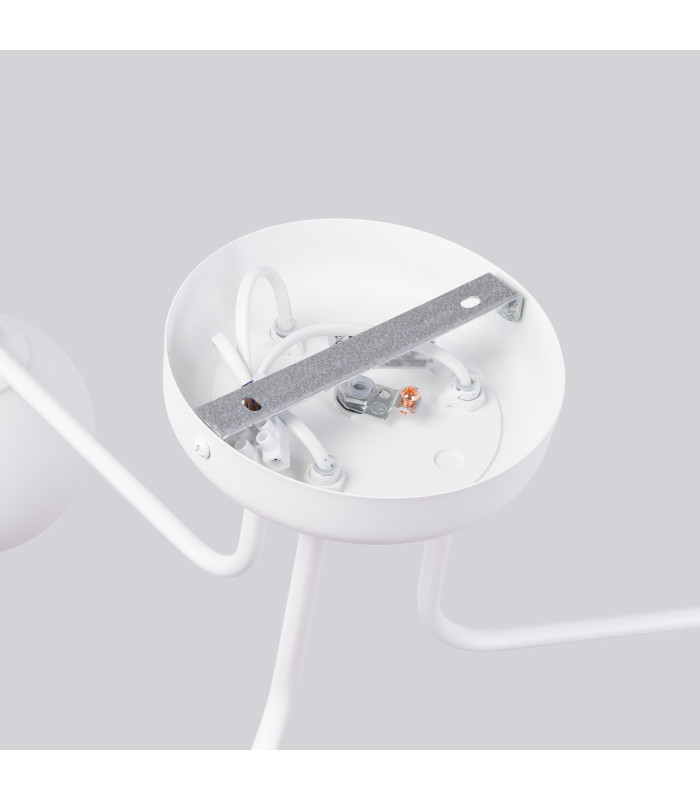 Astral Minimalist Semi Flush Ceiling 3 Light White-5