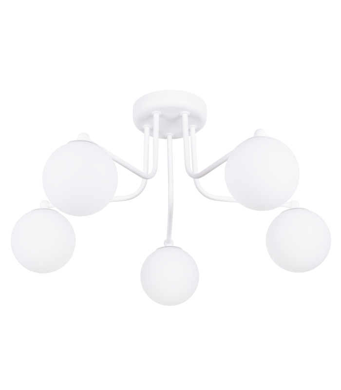 Astral Minimalist Semi Flush Ceiling 5 Light White-1