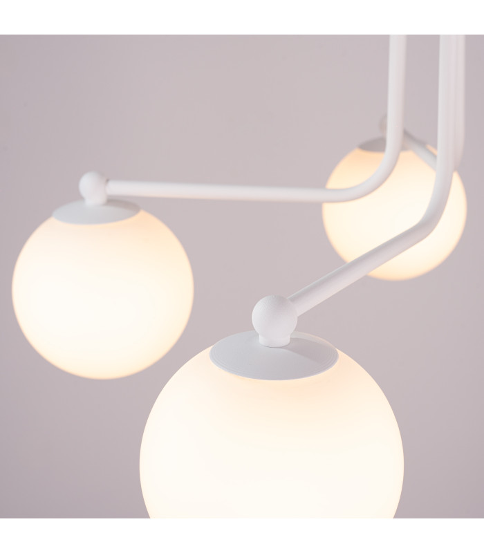 Astral Minimalist Semi Flush Ceiling 5 Light White-4